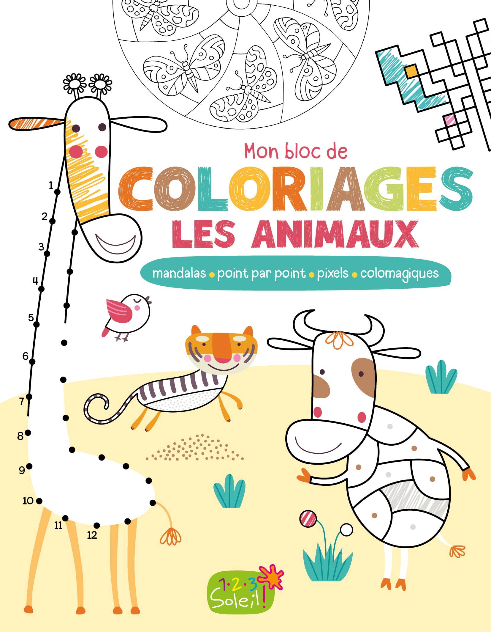 MON BLOC DE COLORIAGES LES ANIMAUX book