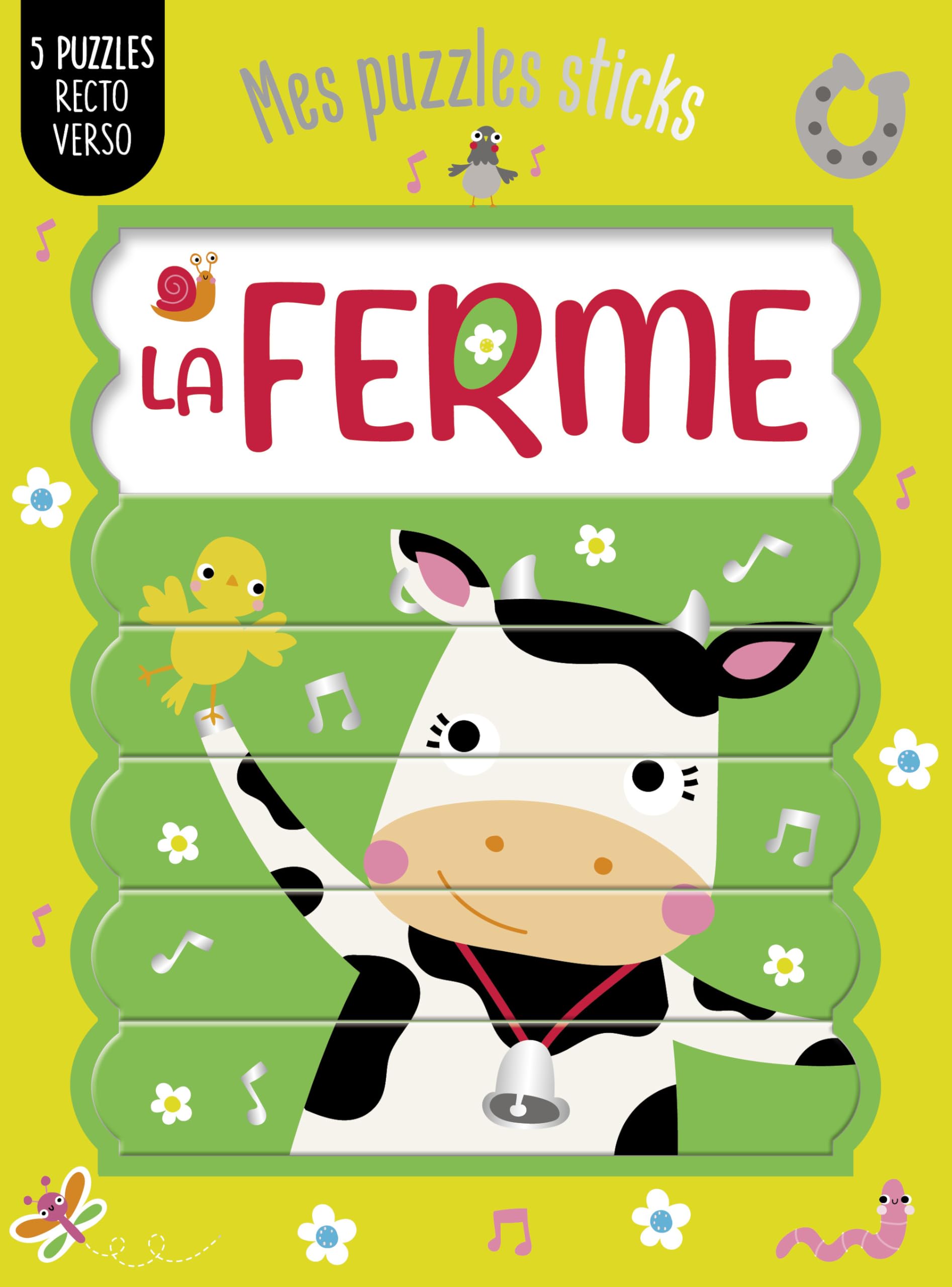 MES PUZZLES STICKS - LA FERME book