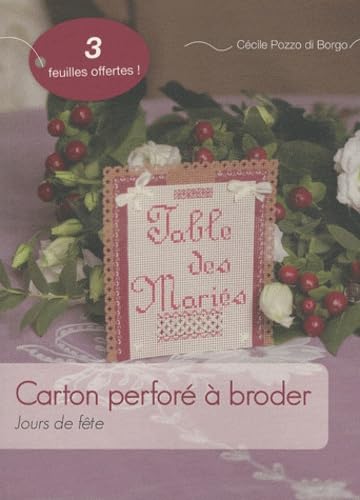 CARTON PERFORE A BRODER - JOURS DE FETE: Jours de fête Hobbies & Crafts