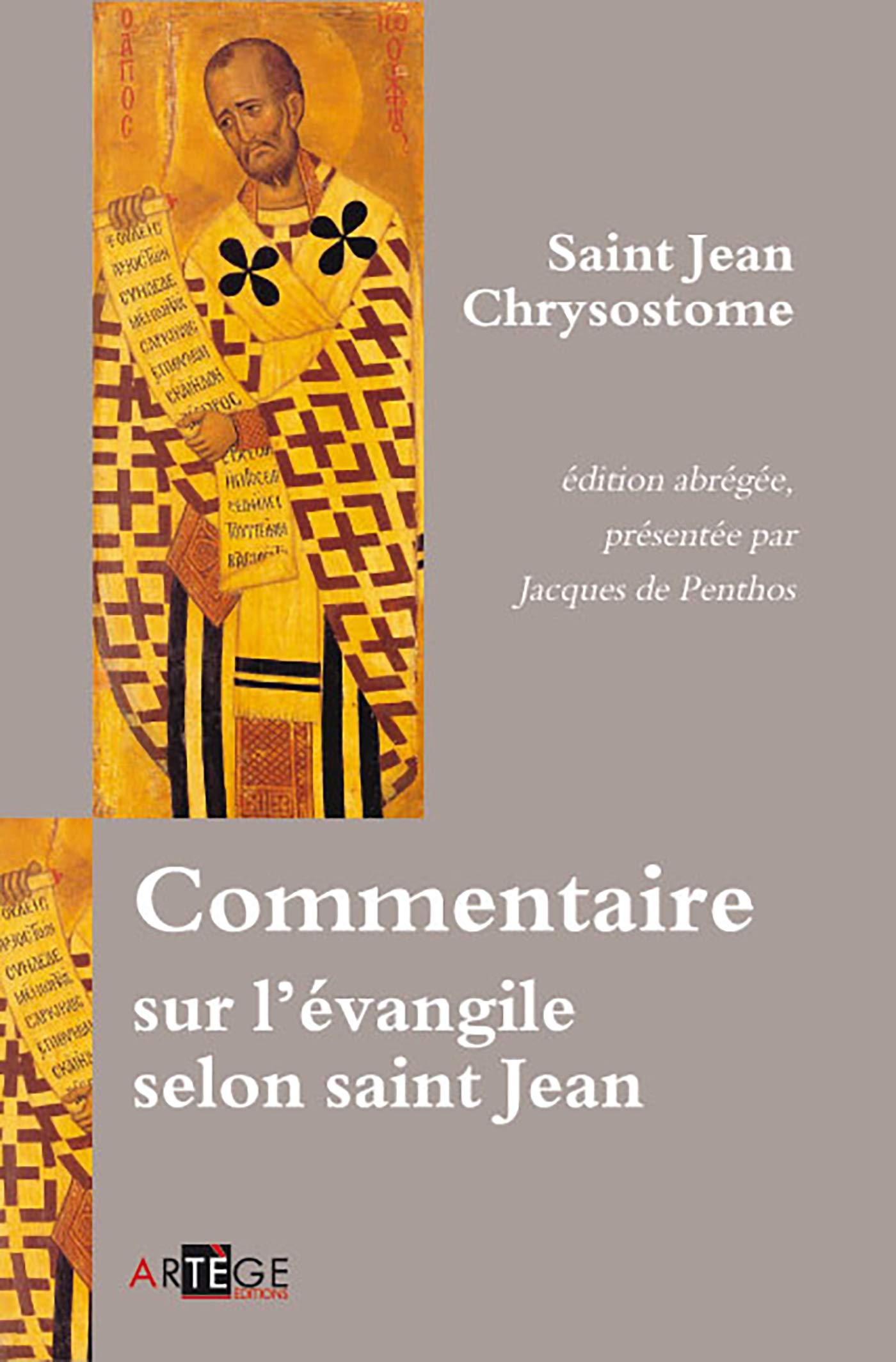 Commentaire sur l'évangile selon saint Jean book