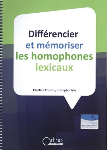 Différencier et mémoriser les homophones lexicaux book