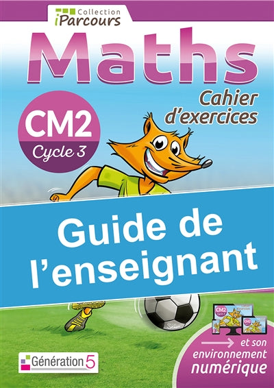Product Image: Maths CM2, cycle 3 : cahier d'exercices : guide de l'enseignant