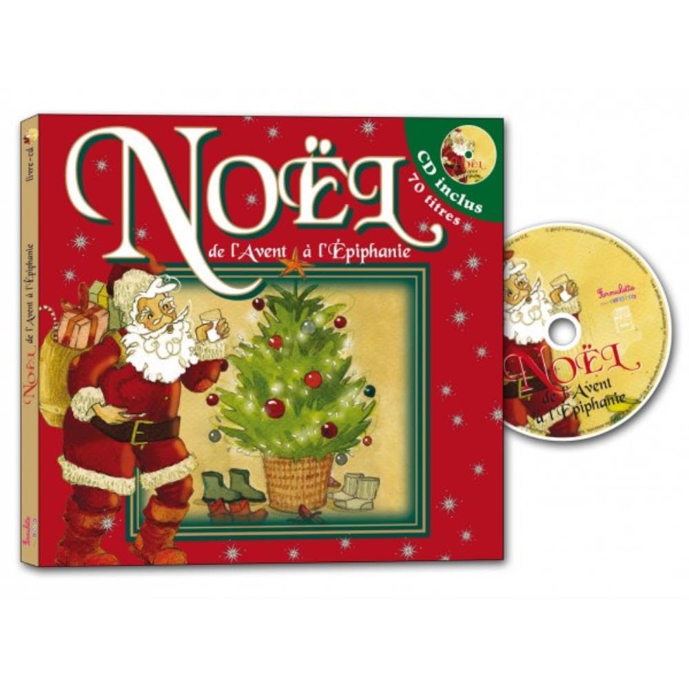 Noël de l'avent à l'épiphanie : 70 titres (1CD audio) Children's books