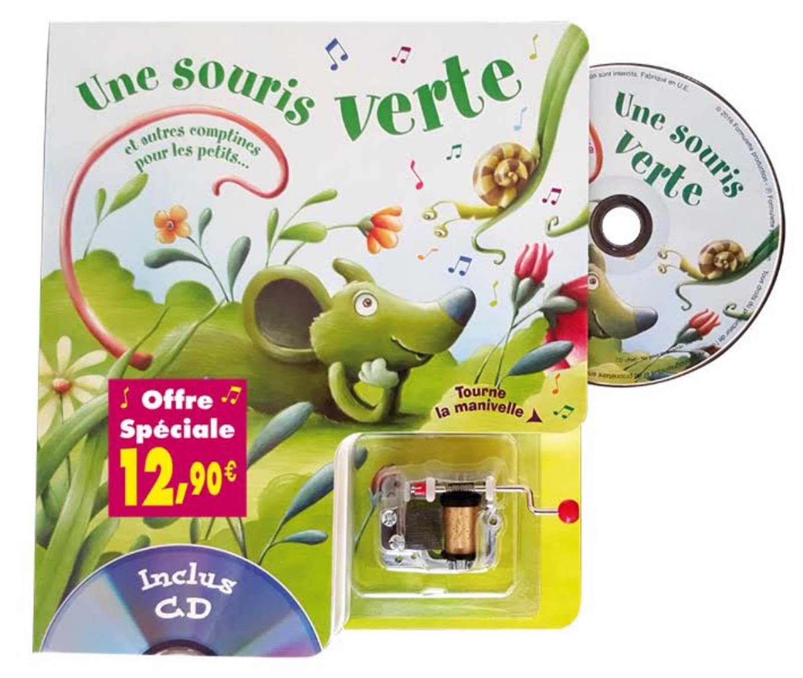 Une souris verte et autres comptines pour les petits... Children's books