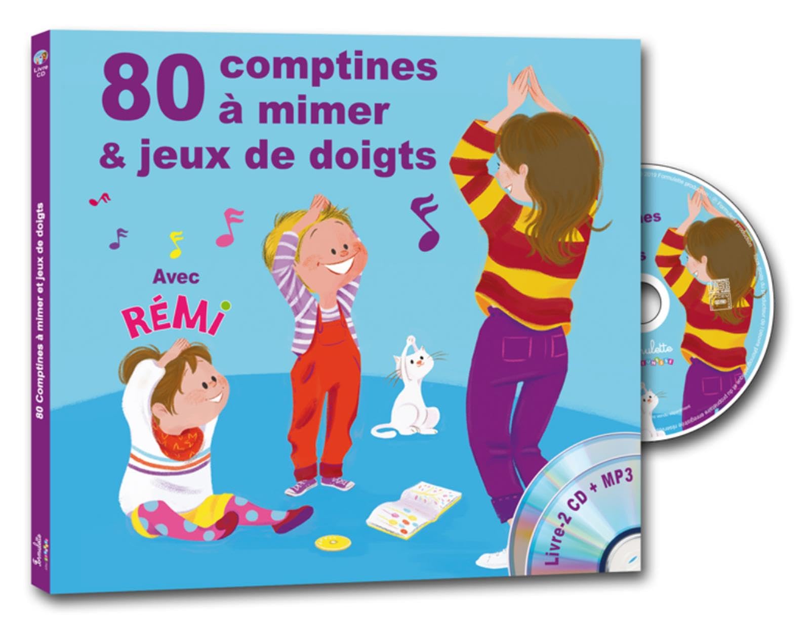 80 comptines à mimer et jeux de doigts book