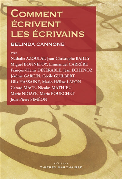 Product Image: Comment écrivent les écrivains