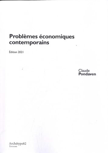 Problèmes économiques contemporains: Cours L1 book