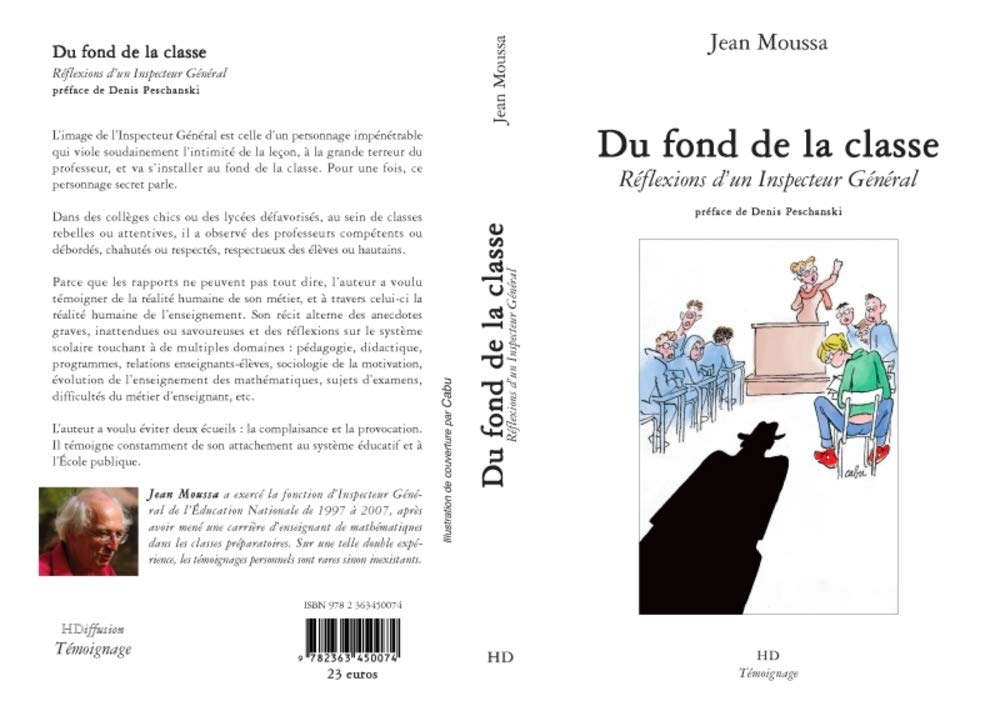 Du Fond de la classe : Réflexions d'un Inspecteur général book