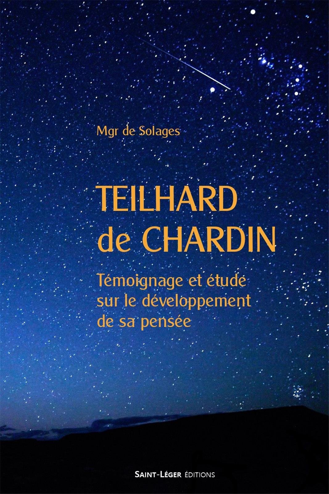 Teilhard de Chardin : Témoignage et étude sur le développement de sa pensée book