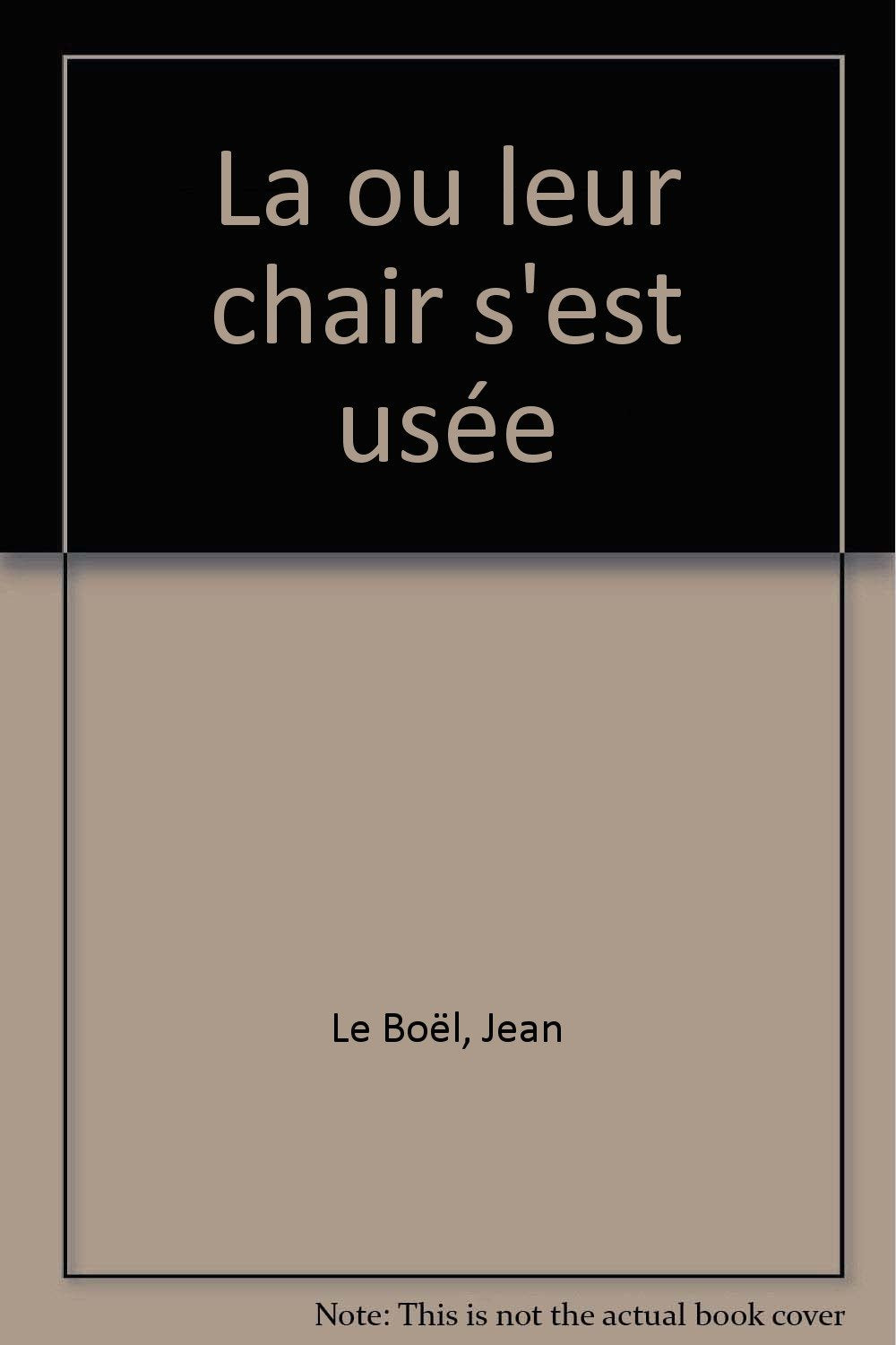 Là où leur chair s'est usée Poetry