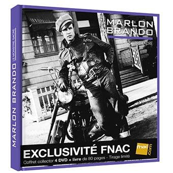 COFFRET 4 DVD MARLON BRANDO + LIVRE 80 PAGES - TIRAGE LIMITE dvd