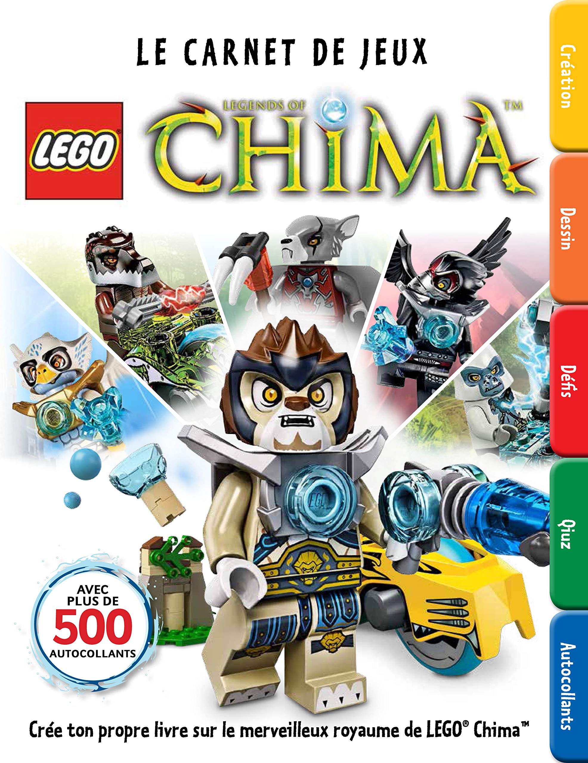 LEGO LEGENDS OF CHIMA, LE CARNET DE JEUX Tiptoi & Games
