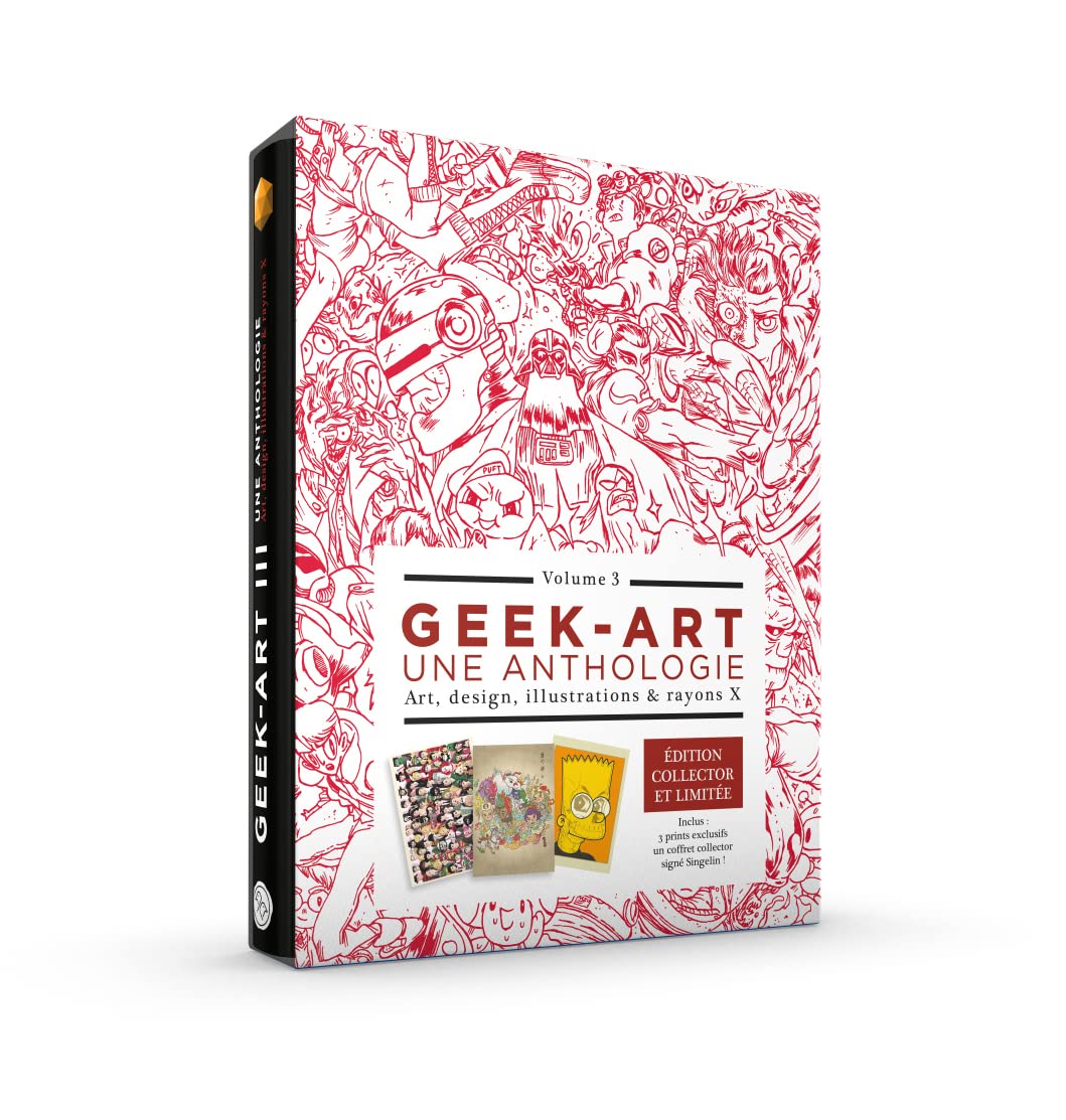 COFFRET GEEK-ART,UNE ANTHOLOGIE VOL3 book