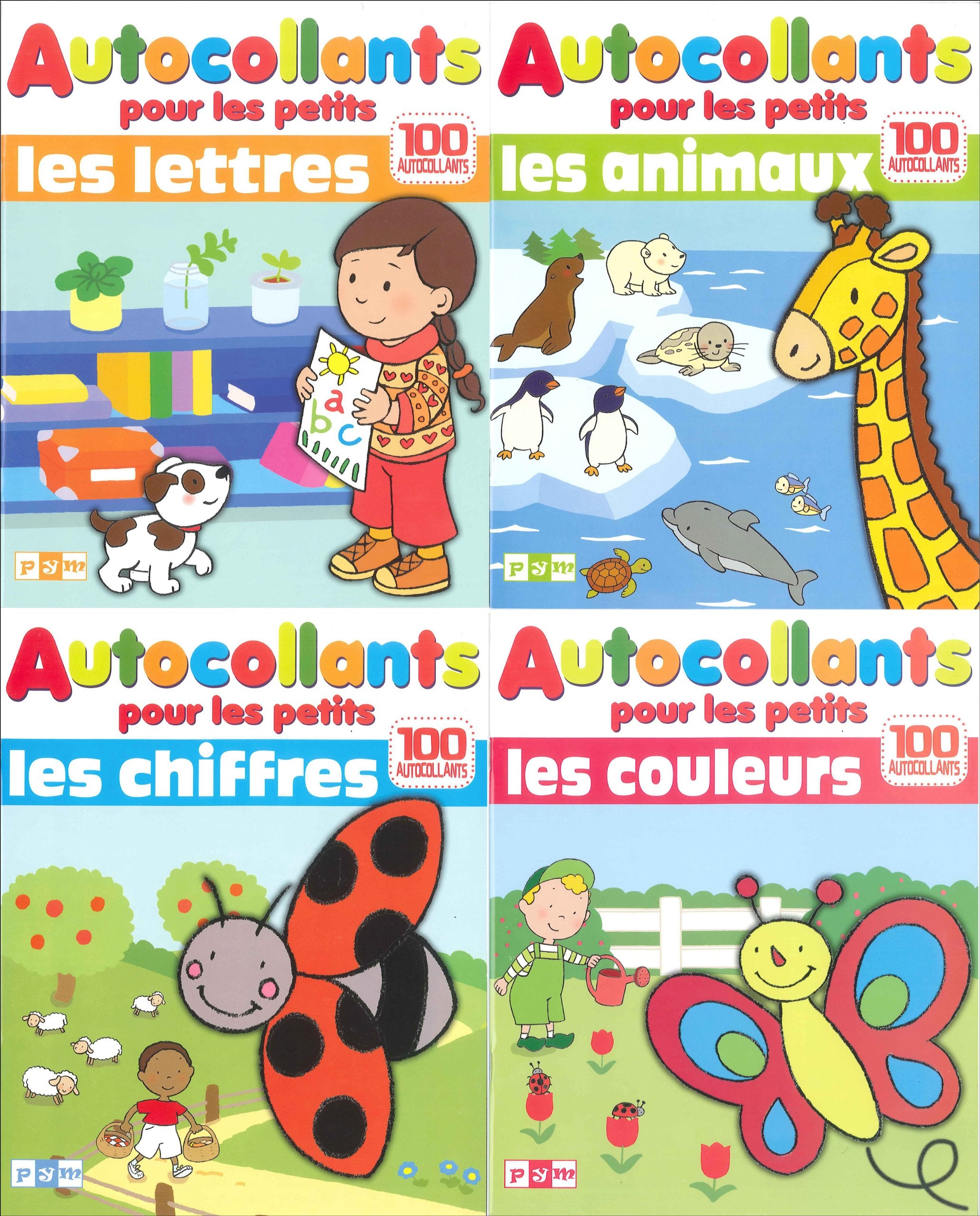 Pour les Petits : Chiffres/Animaux/Lettres/Couleurs Books
