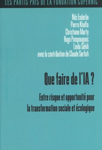 Que faire de l'IA ? : entre risque et opportunité pour la transformation sociale et écologique Books