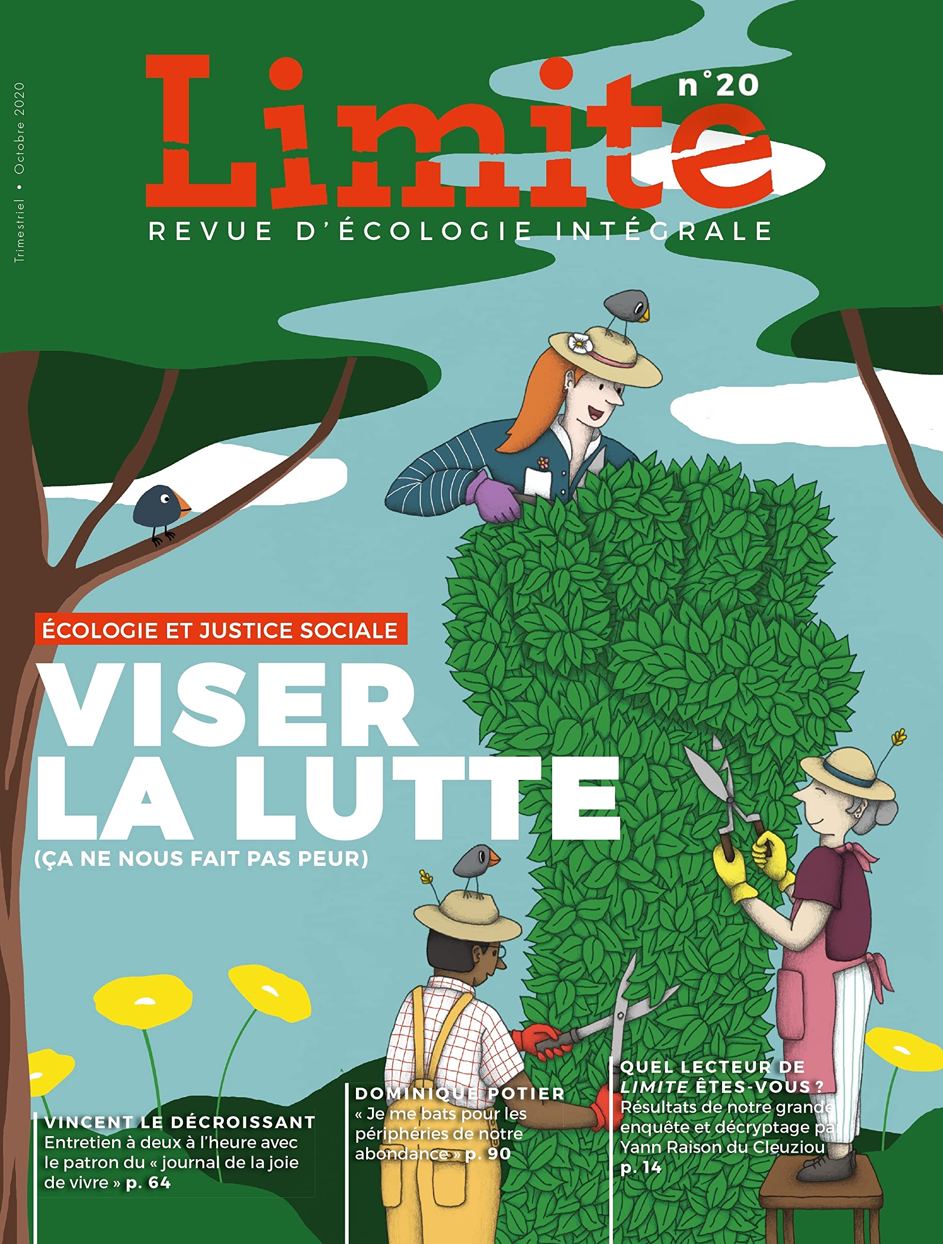 Viser la Lutte -- Revue Limite No 20. Ca ne nous fait pas peur Natural Sciences