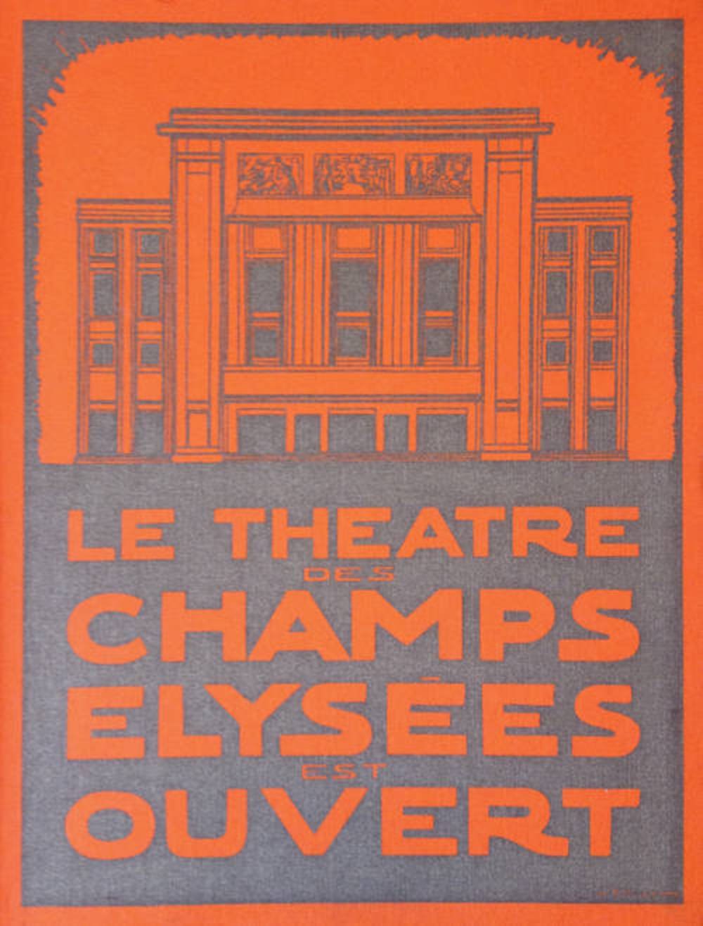 Le Théâtre des Champs-Elysées est ouvert: Trois scènes et une formidable aventure Books