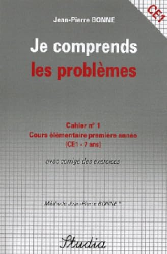 Je comprends les problèmes Cahier n° 1 CE1 Books