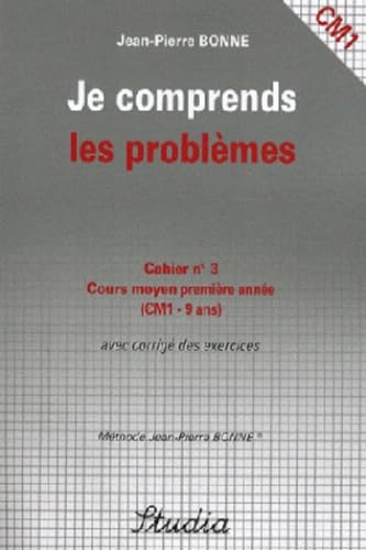 Je comprends les problèmes Cahier n° 3 CM1 book
