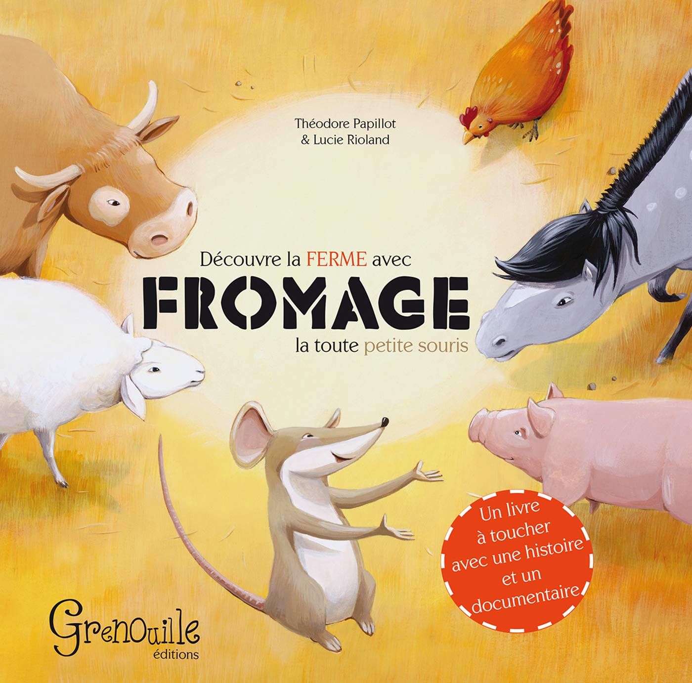 Découvre la ferme avec Fromage la toute petite souris Children's books