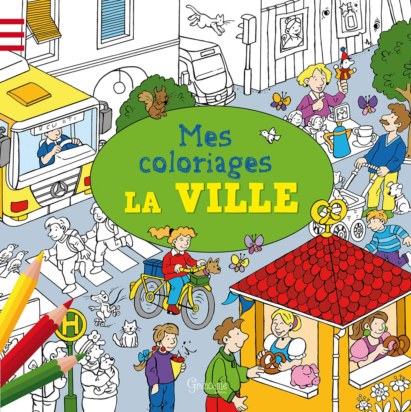 Mes coloriages - La ville book