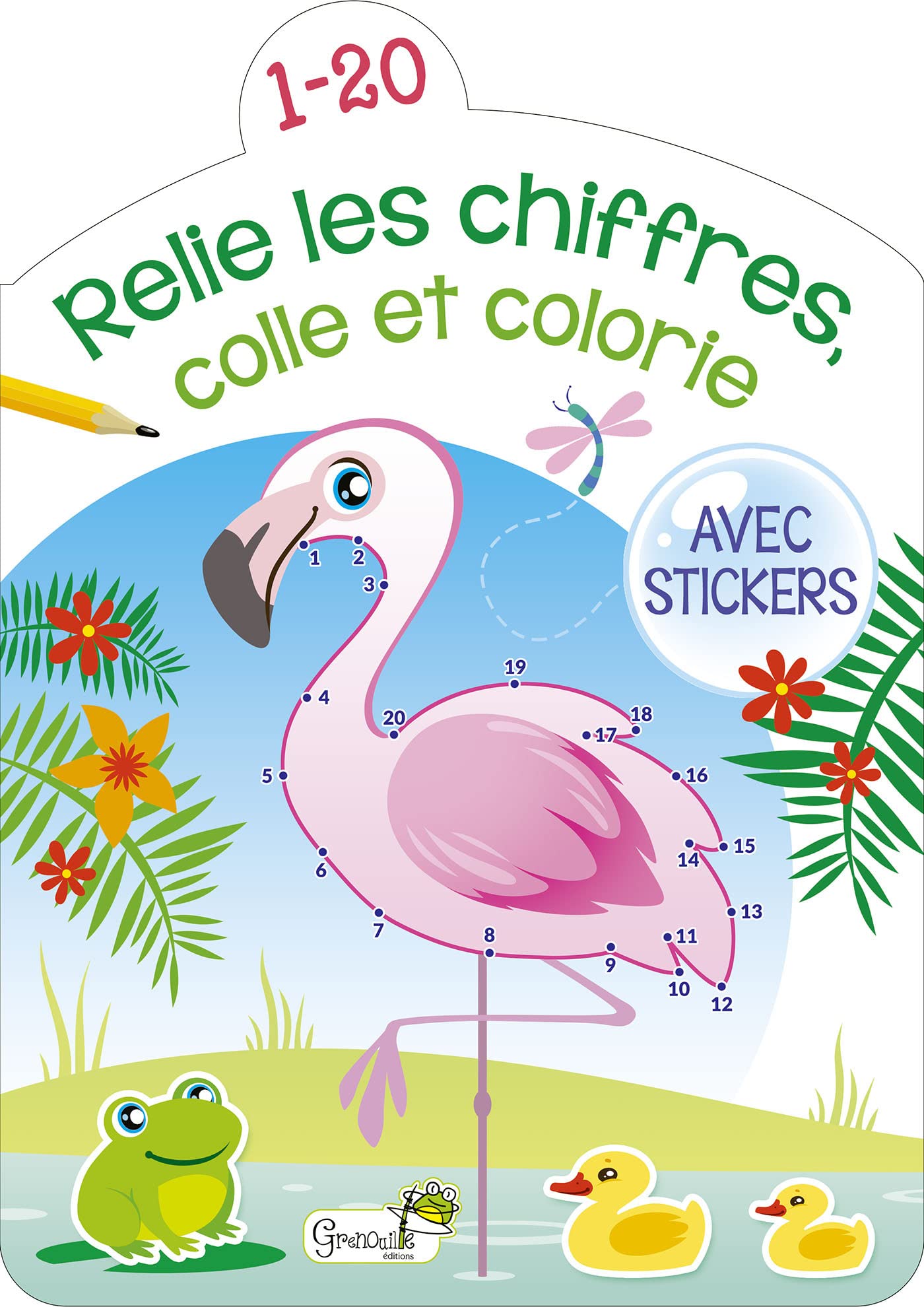 Relie les chiffres de 1 à 20: Avec stickers Tiptoi & Games