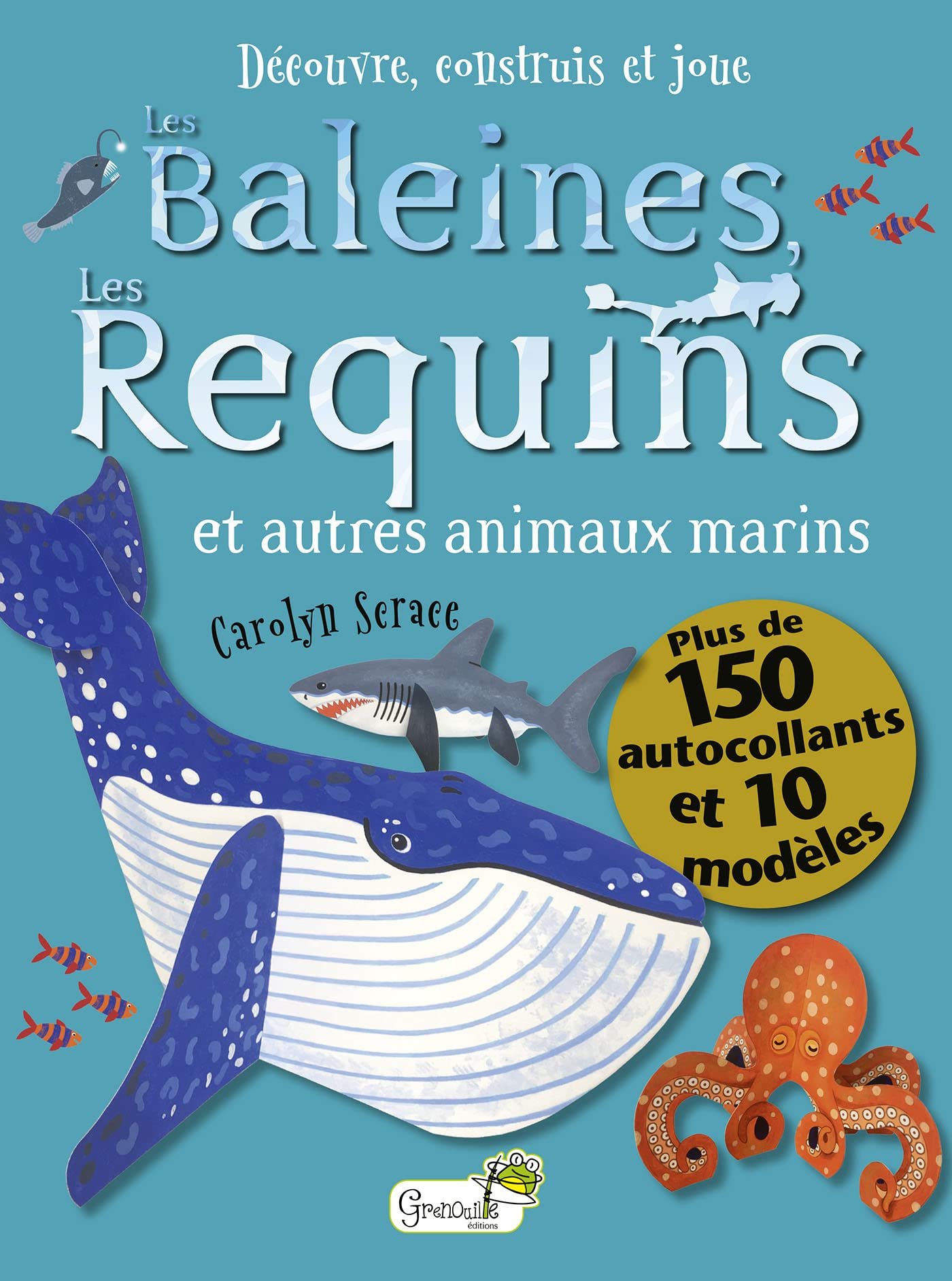 Les baleines et les requins: Plus de 150 autocollants et 10 modèles Tiptoi & Games