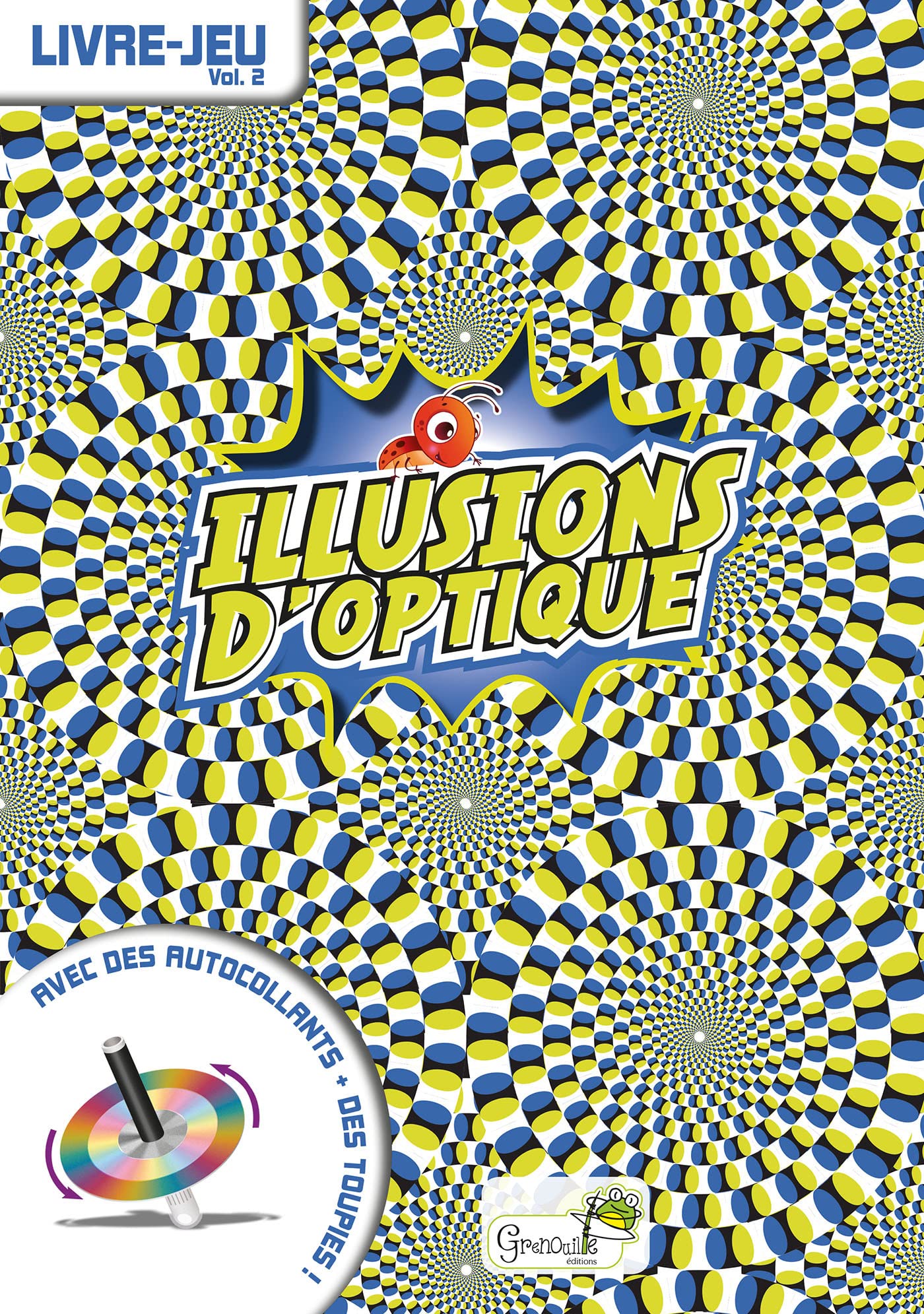 Illusions d'optique volume 2: Avec des autocollants + des toupies ! Tiptoi & Games