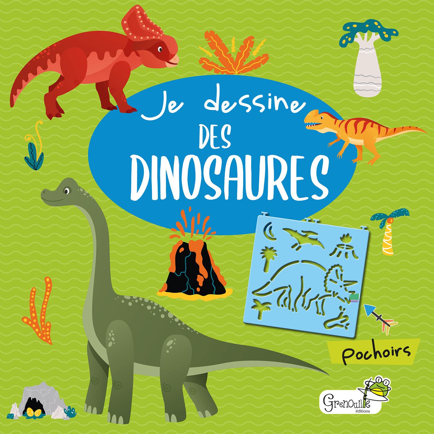 Dinosaures avec des pochoirs Tiptoi & Games