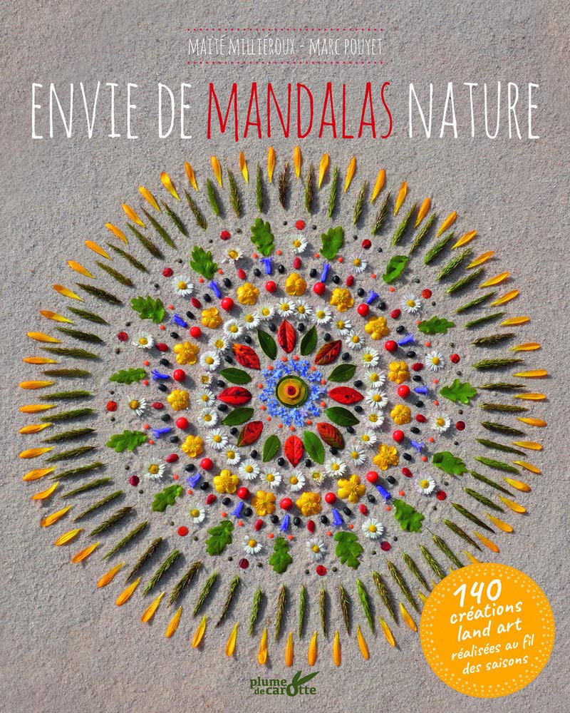 100 créations inspirantes Mandalas land-art book
