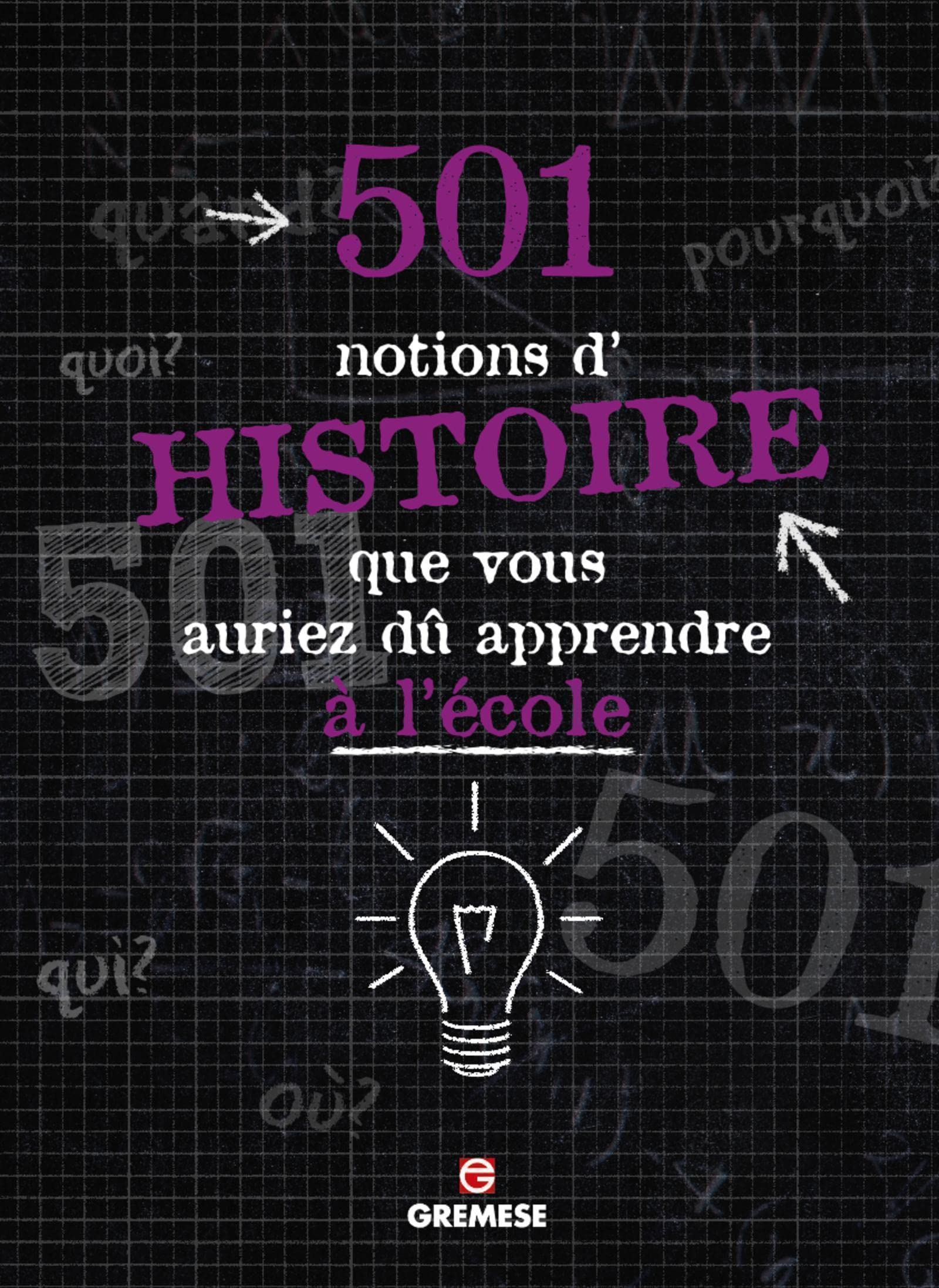 501 notions d'histoire que vous auriez dû apprendre à l'école book