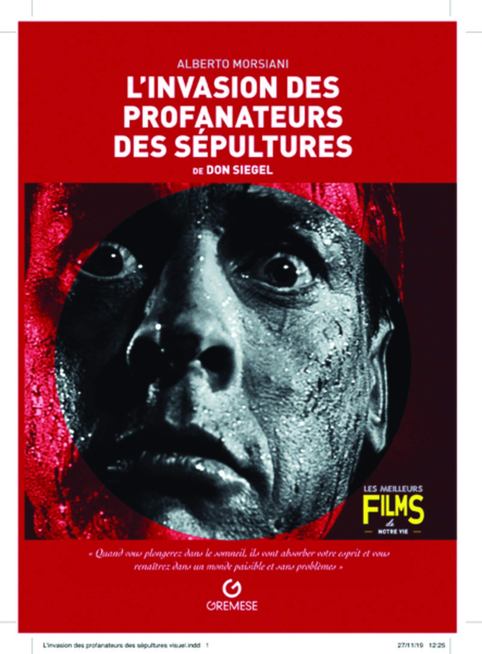 L'invasion des profanateurs des sépultures de Don Siegel book