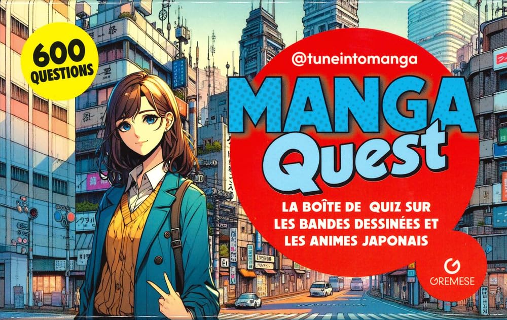 Manga Quest: La boîte de quiz sur les bandes dessinés les animes japonais book
