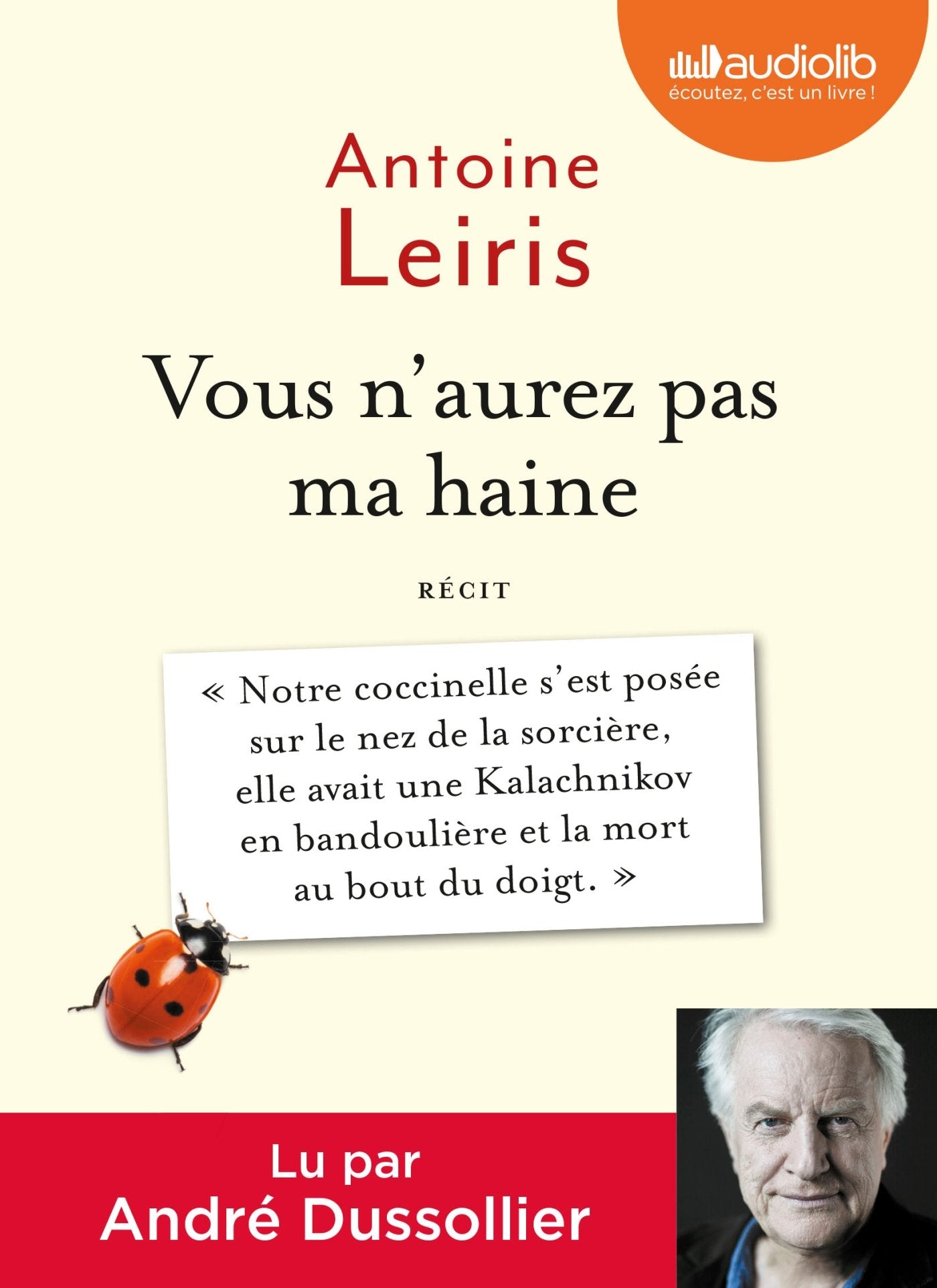 Vous n'aurez pas ma haine: LIVRE AUDIO 1CD MP3 Books