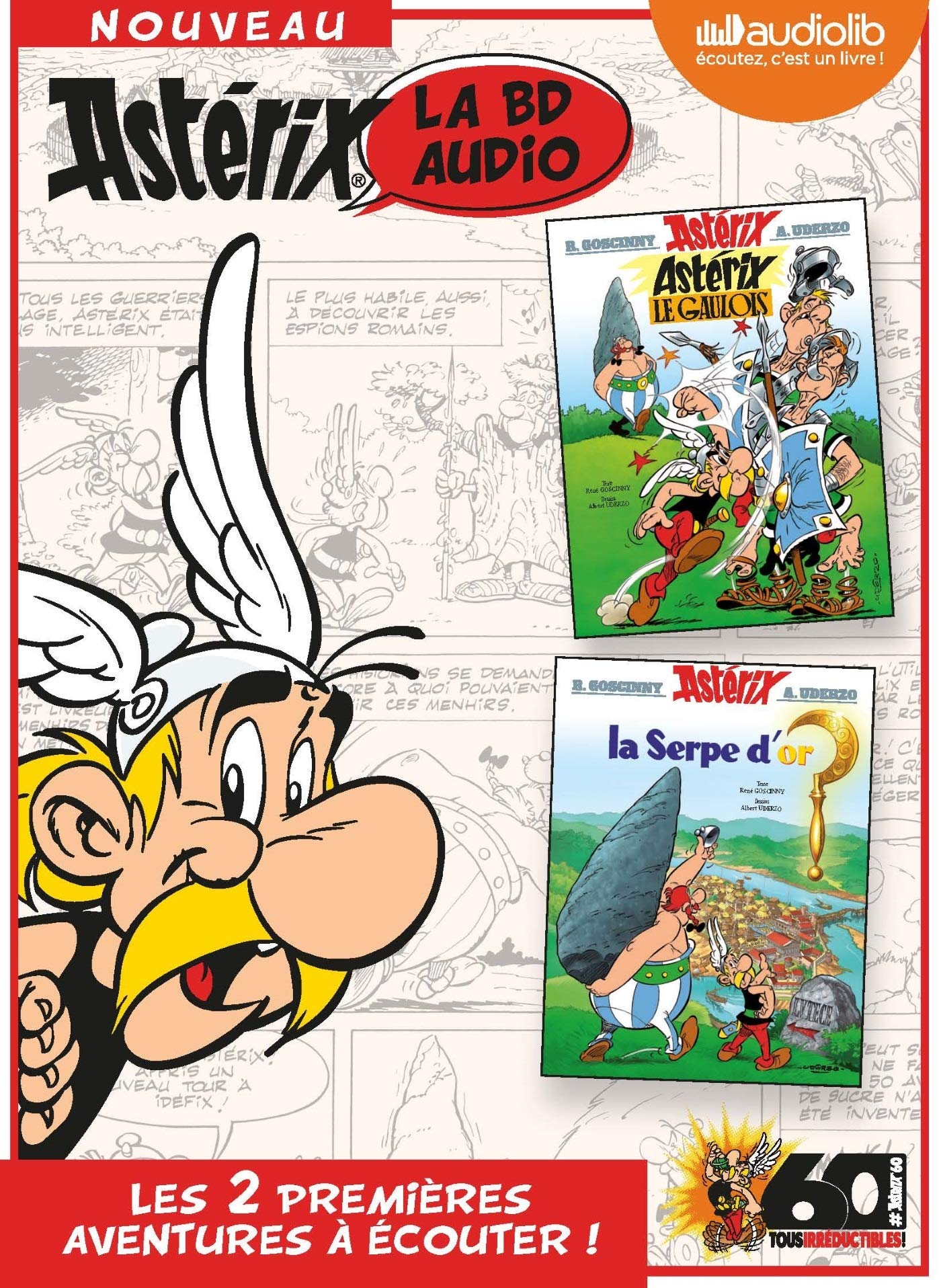 Astérix Le Gaulois / Astérix - La Serpe D'or: Livre audio 2 CD audio Manga