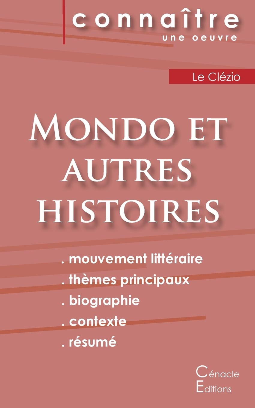 Fiche de lecture Mondo et autres histoires de Le Clézio (analyse littéraire de référence et résumé complet) book
