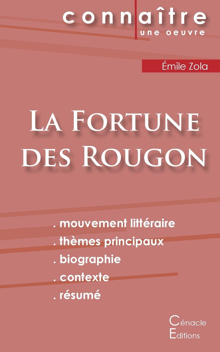 Fiche de lecture La Fortune des Rougon de Émile Zola (Analyse littéraire de référence et résumé complet) Study Guides