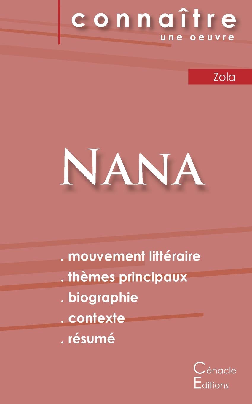 Fiche de lecture Nana (Analyse littéraire de référence et résumé complet) Study Guides