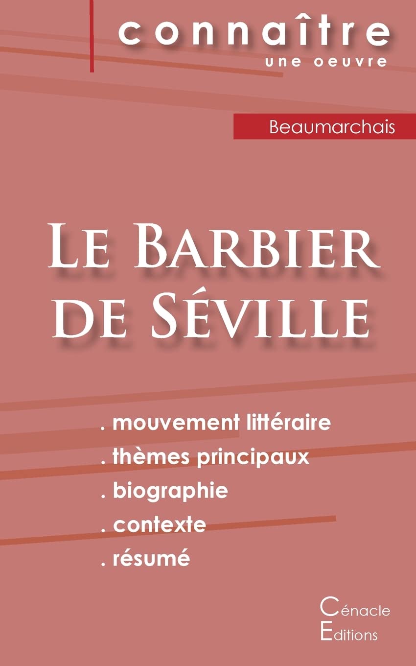 Fiche de lecture Le Barbier de Séville de Beaumarchais (Analyse littéraire de référence et résumé complet) book