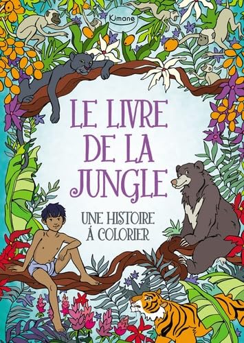 Le livre de la jungle : Une histoire à colorier book
