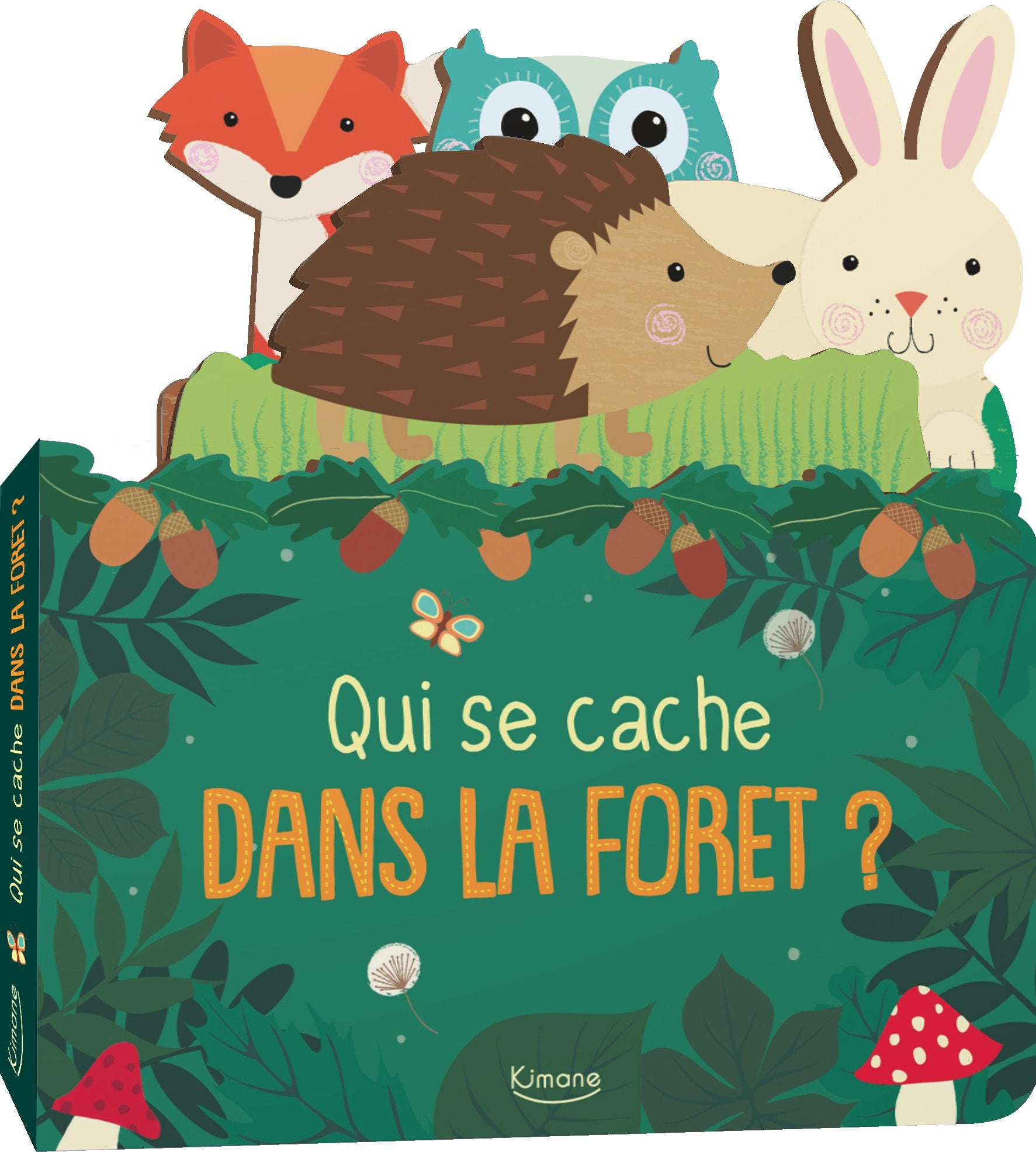 Qui se cache dans la forêt ?: Avec 4 tirettes en forme d'animaux book