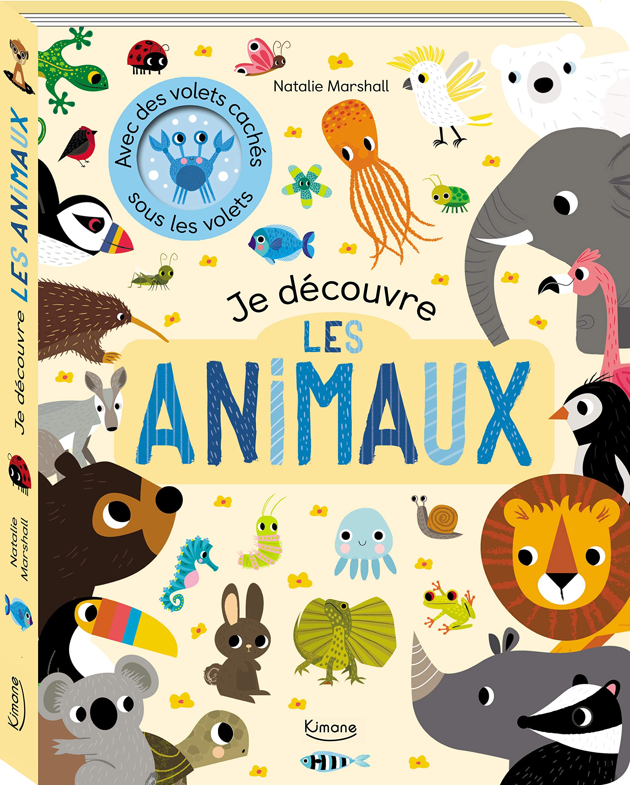 JE DÉCOUVRE LES ANIMAUX: AVEC DES VOLETS CACHÉS SOUS LES VOLETS book