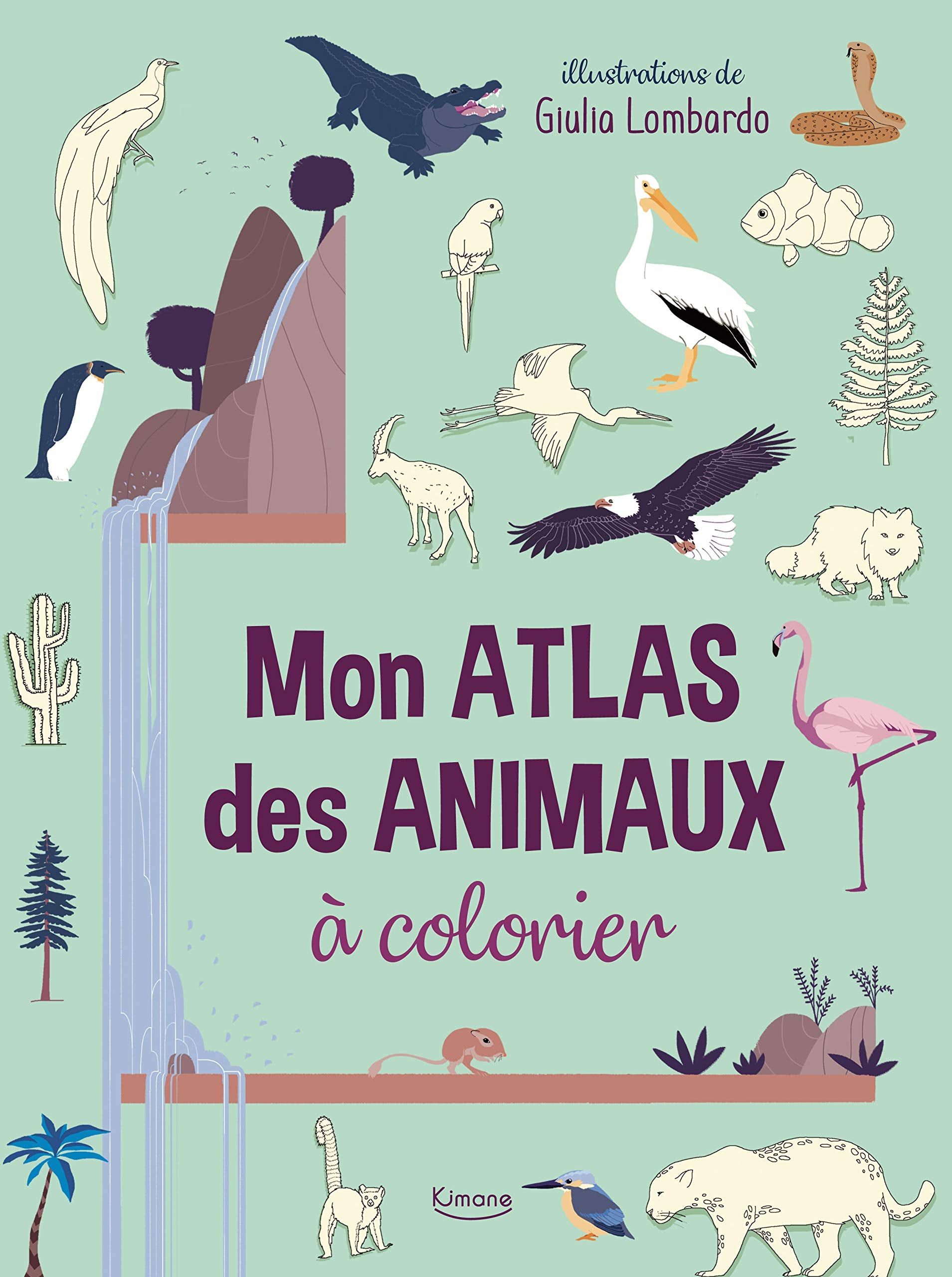 Mon atlas des animaux à colorier book