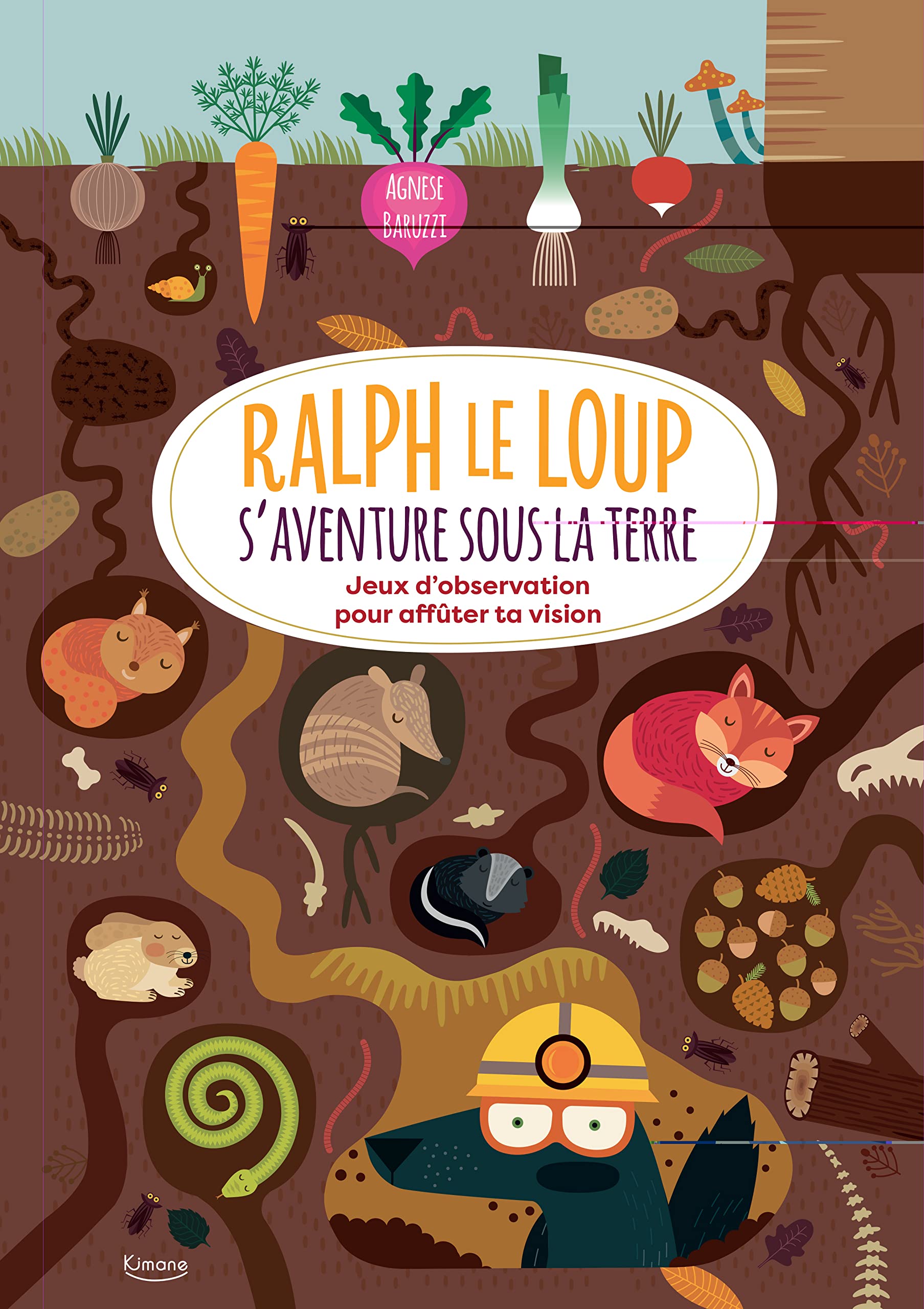 Ralph le loup s'aventure sous terre (coll. ralph le loup): Jeux d'observation pour affûter ta vision book