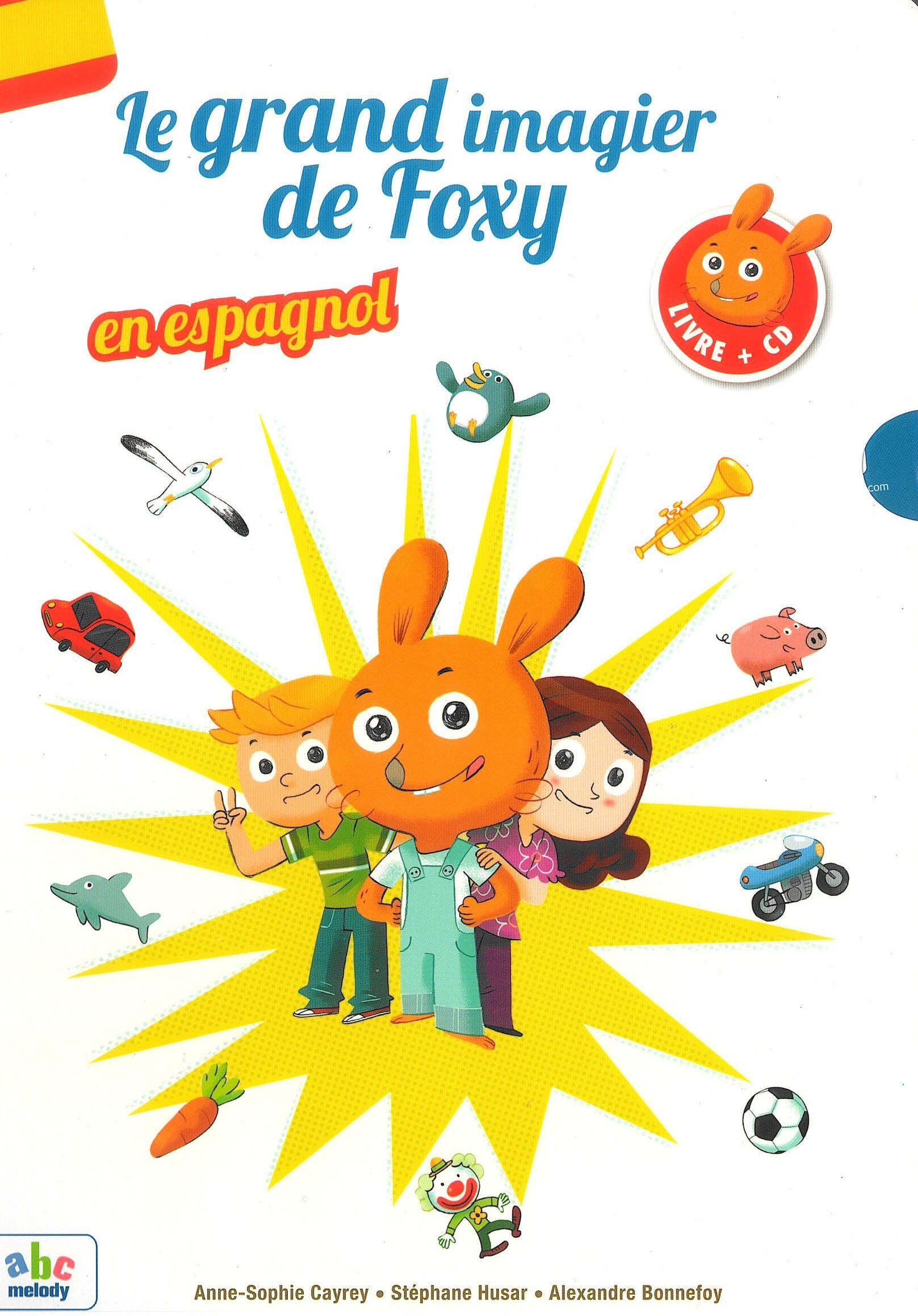 Grand imagier de Foxy en espanol książka + CD Children's books