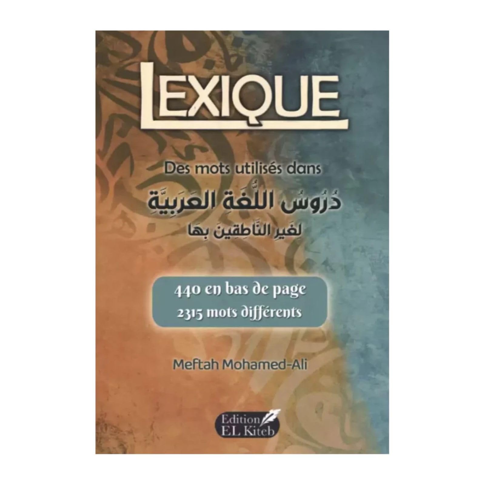 LEXIQUE - DES MOTS UTILISéS DANS دروس اللغة العربية لغير الناطقين بها book