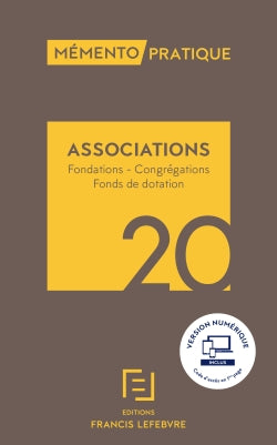 Associations : fondations, congrégations, fonds de dotation : 2020 Law