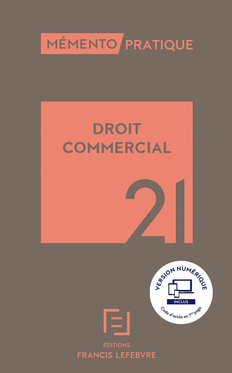 Mémento Droit commercial 2021 book