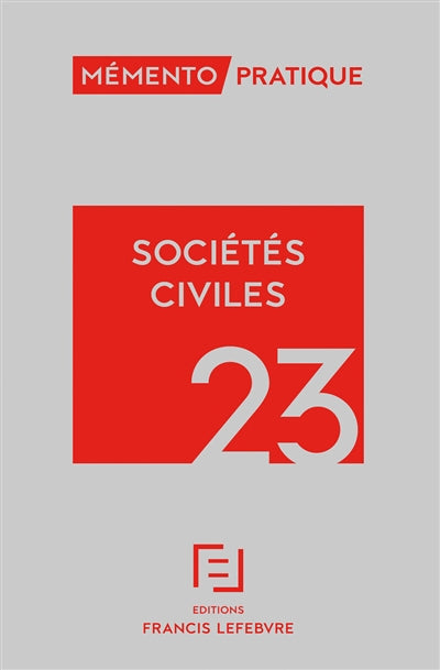 Product Image: Sociétés civiles 2023
