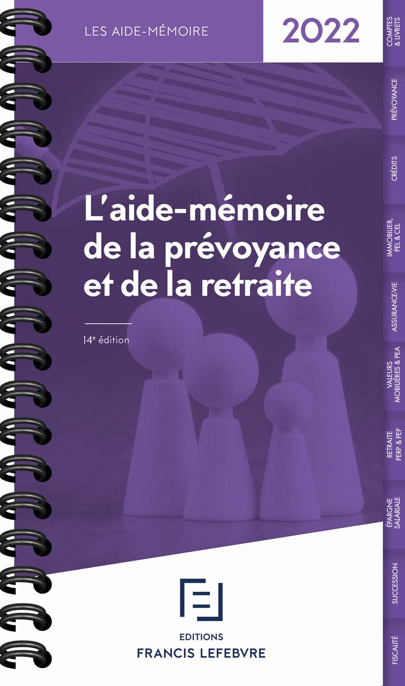 Aide Mémoire Prévoyance Retraite 2022 14ed Social Sciences